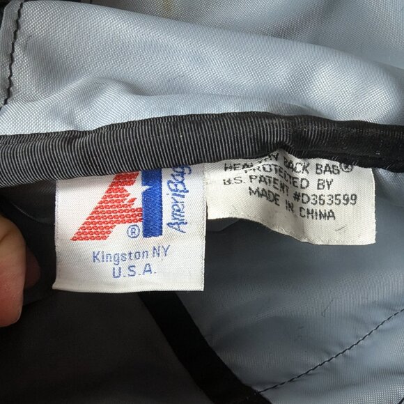 Ameribag Healthy Back Bag Original Black Leather Vintage Scuffs - Picture 9 of 9